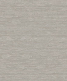 Horizontal Stripe Silver Grey / White Metallic FX 2 Wallpaper by Galerie — flat
