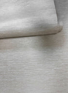 Horizontal Stripe Silver Grey / White Metallic FX 2 Wallpaper by Galerie — roomshot 2