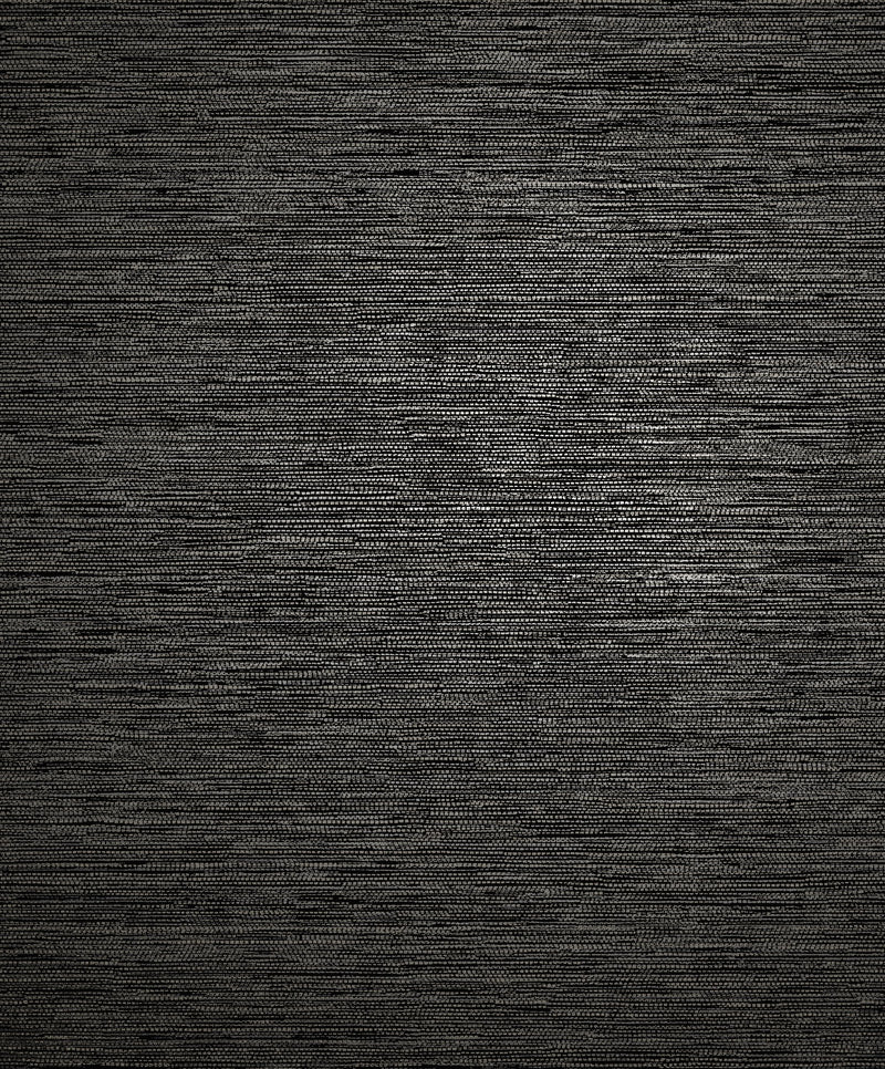 Horizontal Stripe Silver Grey / Black Metallic FX 2 Wallpaper by Galerie — flat