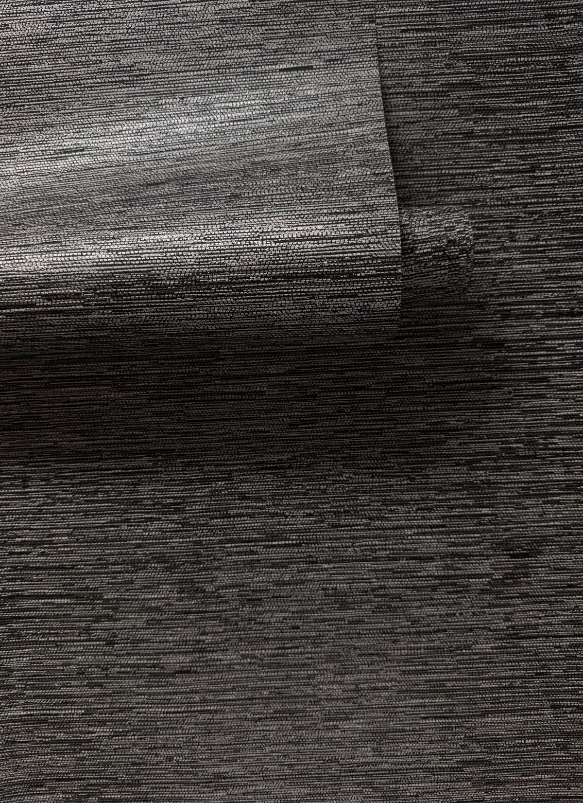 Horizontal Stripe Silver Grey / Black Metallic FX 2 Wallpaper by Galerie — roomshot 2