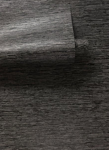 Horizontal Stripe Silver Grey / Black Metallic FX 2 Wallpaper by Galerie — roomshot 2