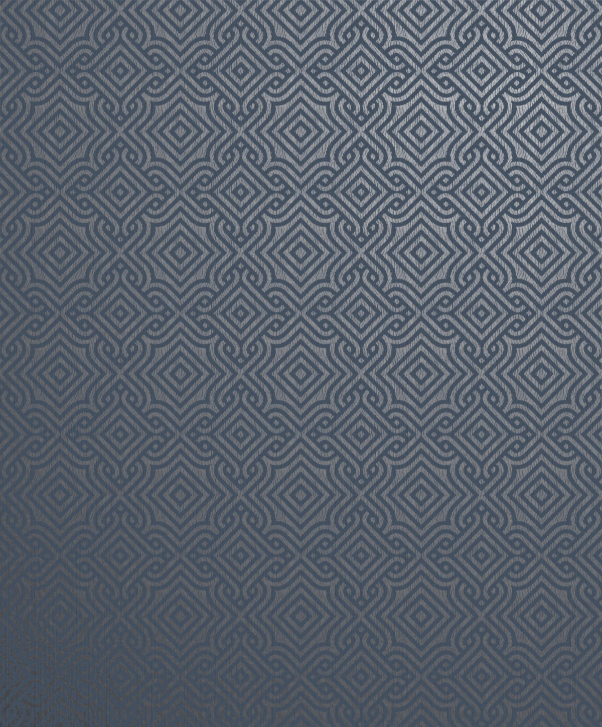 Square Geometric Blue / Gold Metallic FX 2 Wallpaper by Galerie — flat