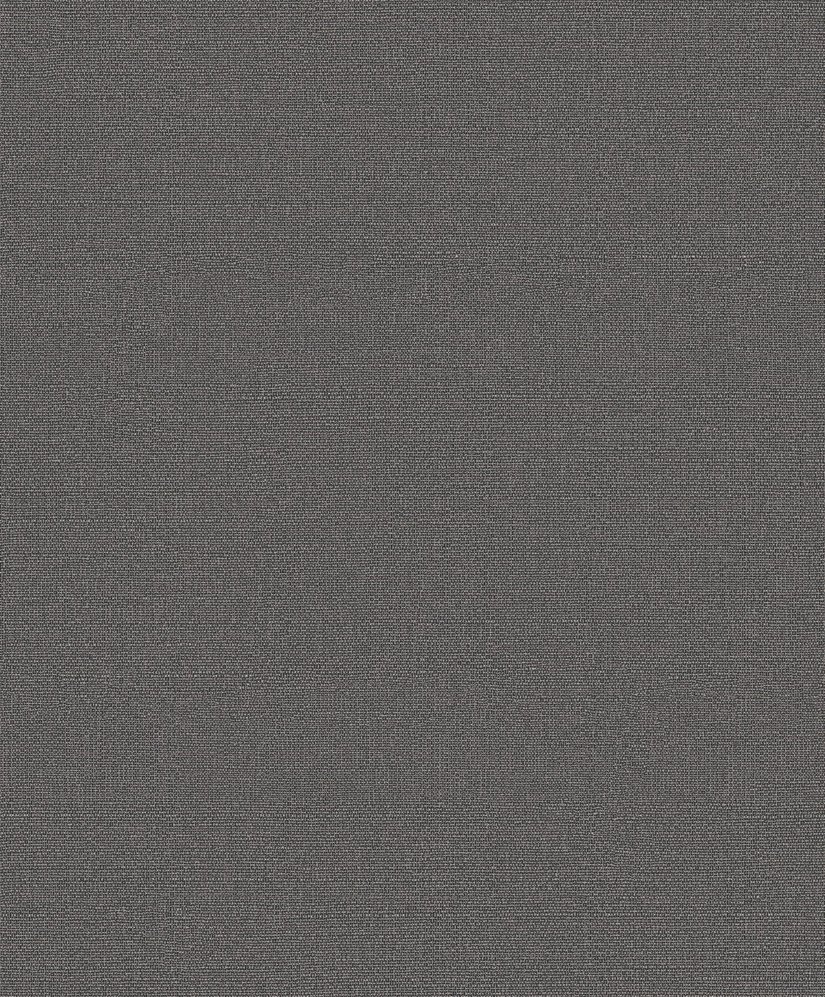 Plain Texture Black / Silver Grey Metallic FX 2 Wallpaper by Galerie — flat