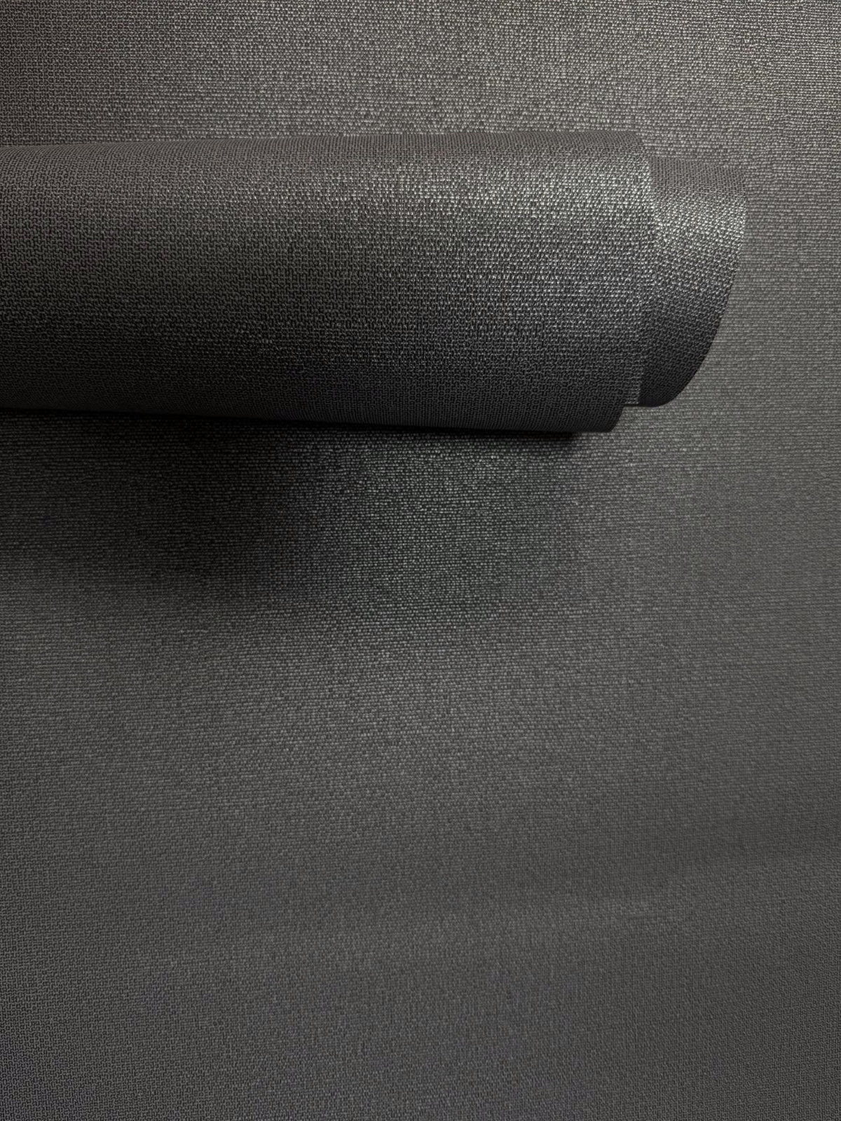 Plain Texture Black / Silver Grey Metallic FX 2 Wallpaper by Galerie — roomshot 2