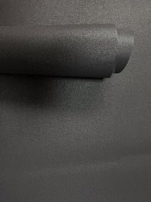 Plain Texture Black / Silver Grey Metallic FX 2 Wallpaper by Galerie — roomshot 2