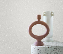 Mottled Texture Silver Grey / White Metallic FX 2 Wallpaper by Galerie — roll shot