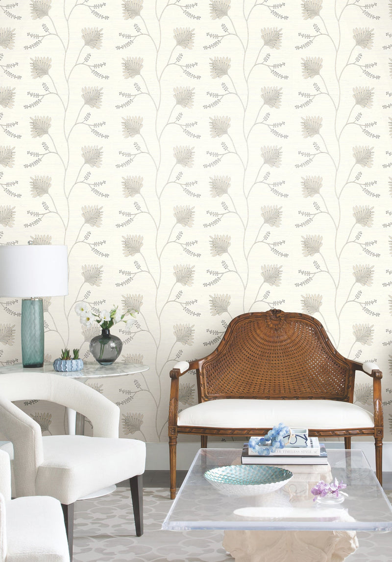 MX9606 Laelynn Pearl Astoria Wallpaper by York Wallcoverings