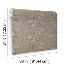 MX9607 Laelynn Taupe Astoria Wallpaper by York Wallcoverings