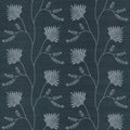 Laelynn Navy Astoria Wallpaper by York Wallcoverings