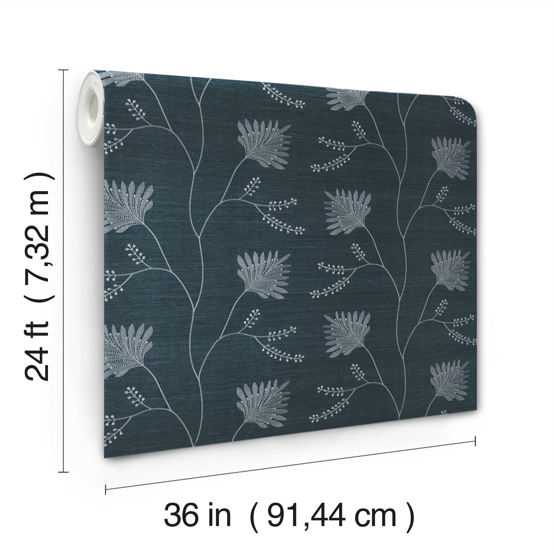 MX9608 Laelynn Navy Astoria Wallpaper by York Wallcoverings