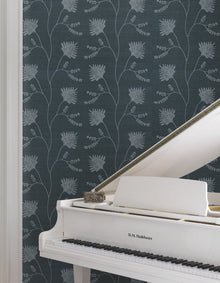 MX9608 Laelynn Navy Astoria Wallpaper by York Wallcoverings