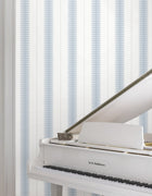 MX9611 Tandem Stripe Blue Astoria Wallpaper by York Wallcoverings