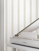 MX9612 Tandem Stripe Taupe Astoria Wallpaper by York Wallcoverings