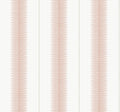 Tandem Stripe Brick Astoria Wallpaper by York Wallcoverings