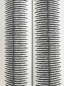 MX9615 Tandem Stripe Black Astoria Wallpaper by York Wallcoverings