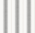 Tandem Stripe Black Astoria Wallpaper by York Wallcoverings