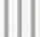 MX9615 Tandem Stripe Black Astoria Wallpaper by York Wallcoverings