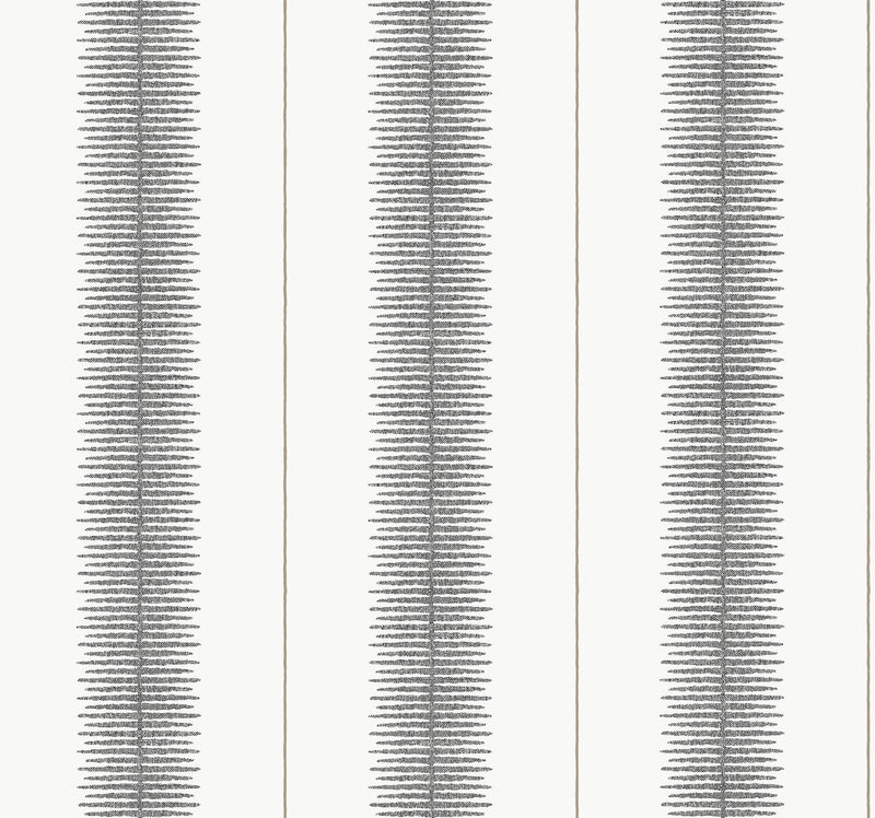 MX9615 Tandem Stripe Black Astoria Wallpaper by York Wallcoverings