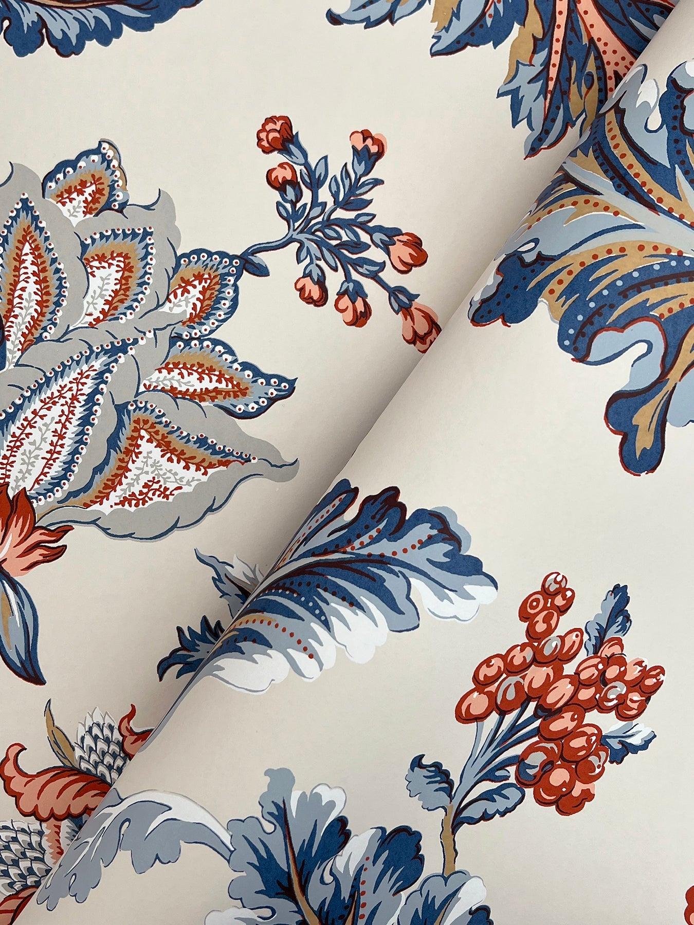MX9621W Monroe Navy Astoria Wallpaper by York Wallcoverings