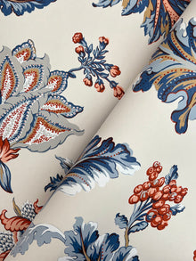 MX9621W Monroe Navy Astoria Wallpaper by York Wallcoverings