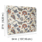 MX9621W Monroe Navy Astoria Wallpaper by York Wallcoverings
