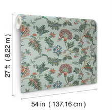 MX9622W Monroe Teal Astoria Wallpaper by York Wallcoverings
