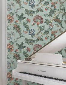 MX9622W Monroe Teal Astoria Wallpaper by York Wallcoverings