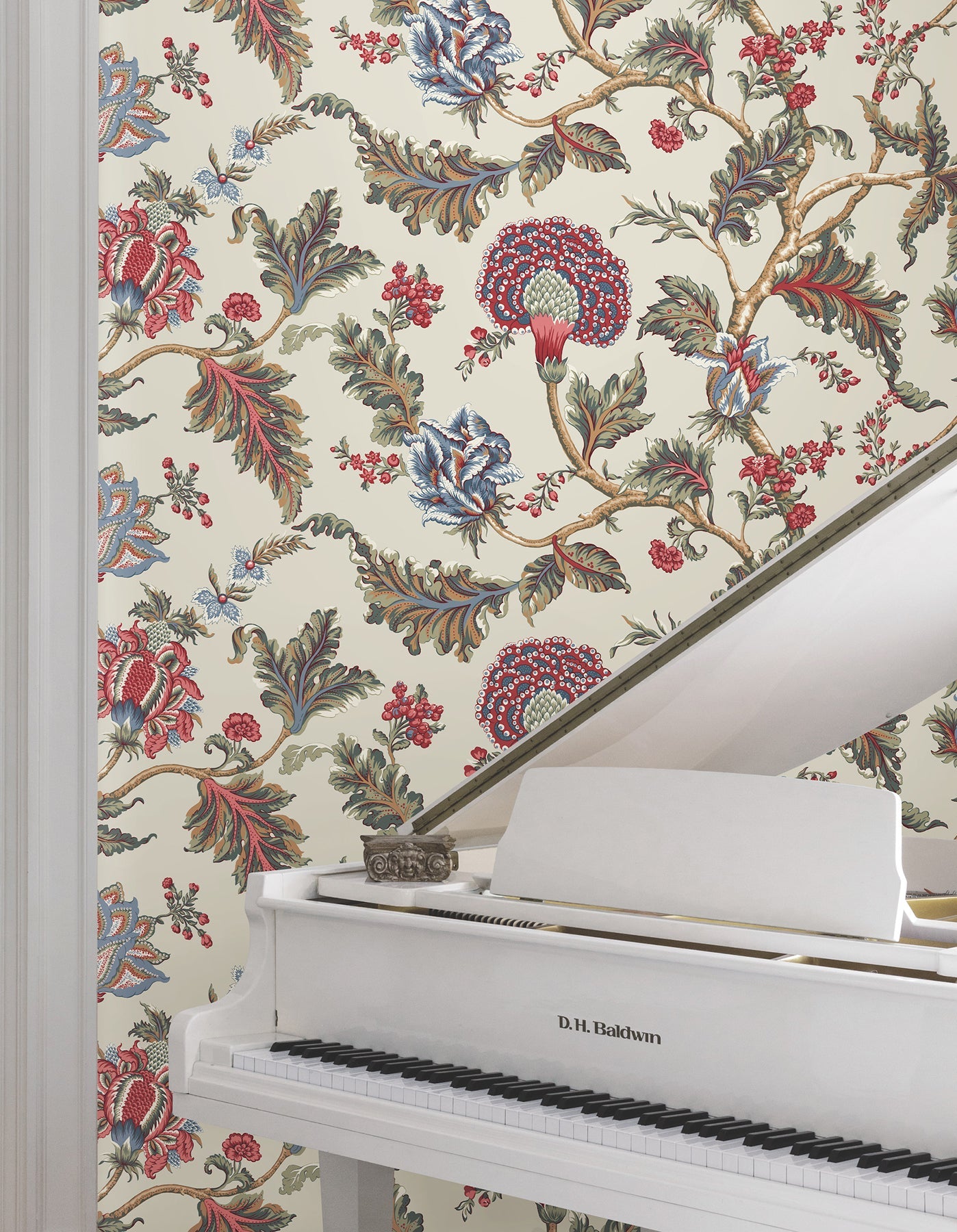 MX9623W Monroe Cherry Astoria Wallpaper by York Wallcoverings