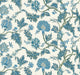 Monroe Blue Astoria Wallpaper by York Wallcoverings