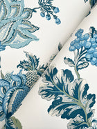 MX9624W Monroe Blue Astoria Wallpaper by York Wallcoverings