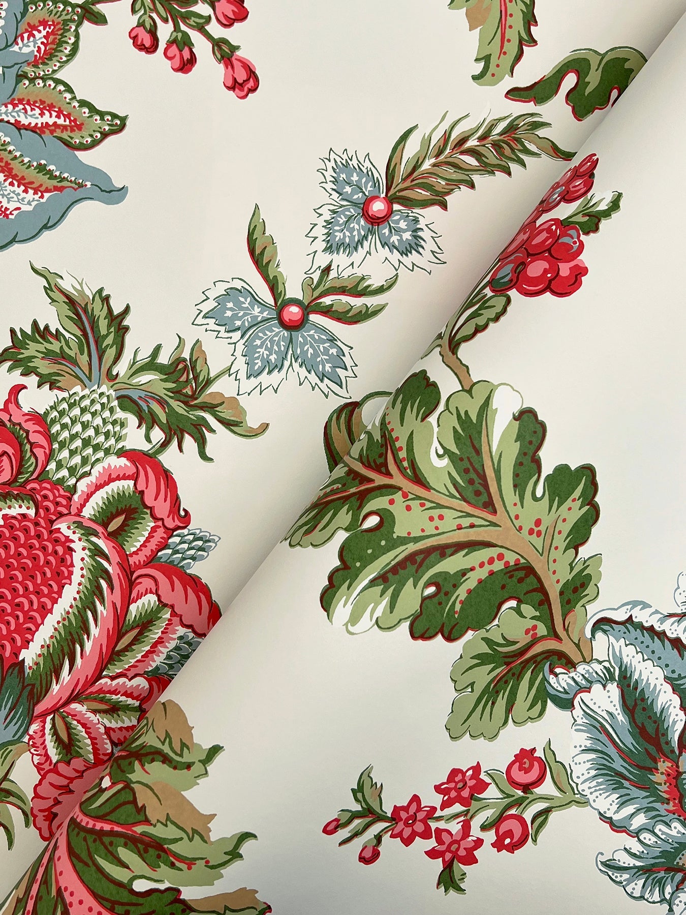 MX9625W Monroe Rhubarb Astoria Wallpaper by York Wallcoverings