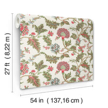 MX9625W Monroe Rhubarb Astoria Wallpaper by York Wallcoverings