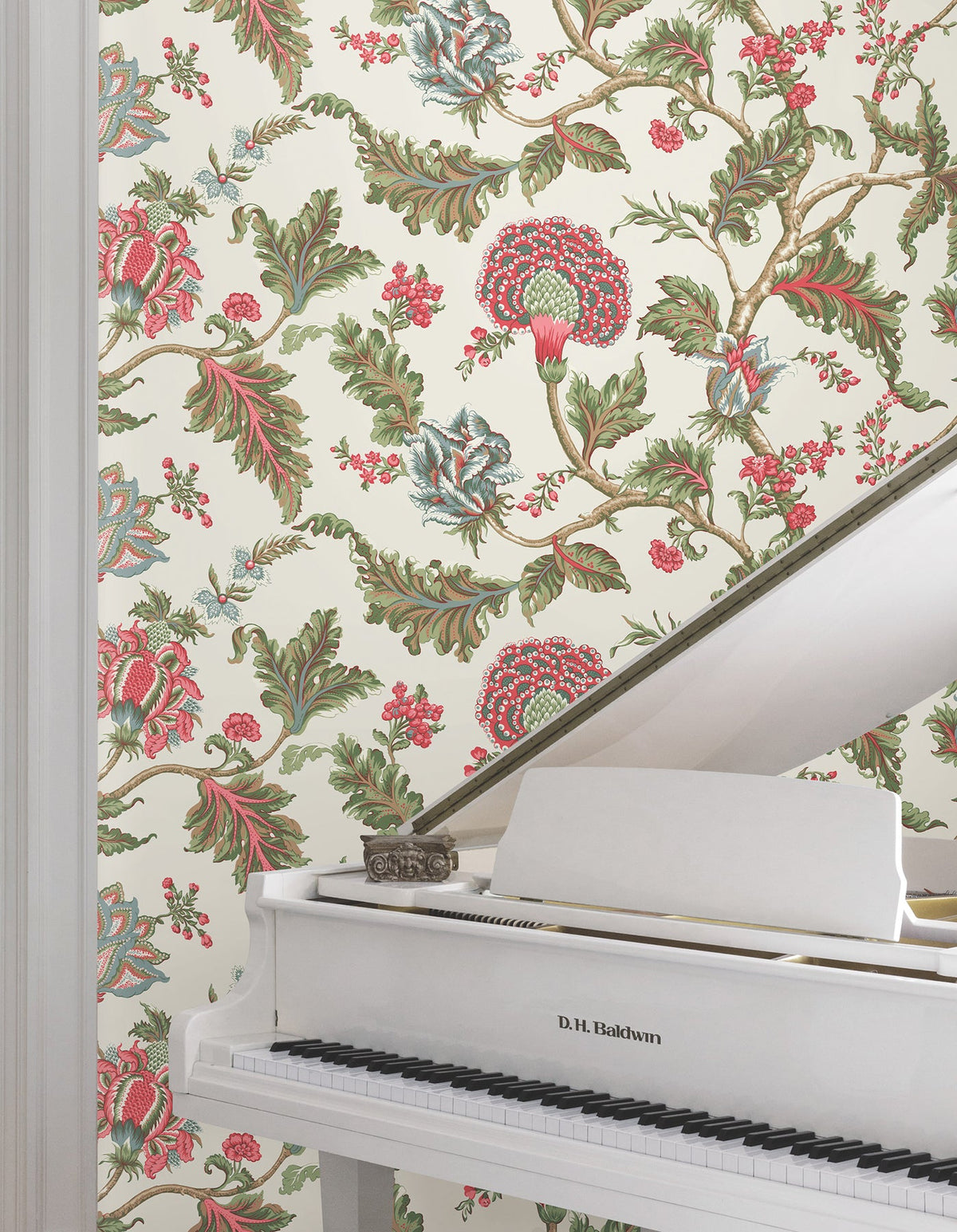 MX9625W Monroe Rhubarb Astoria Wallpaper by York Wallcoverings