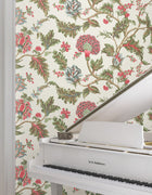 MX9625W Monroe Rhubarb Astoria Wallpaper by York Wallcoverings