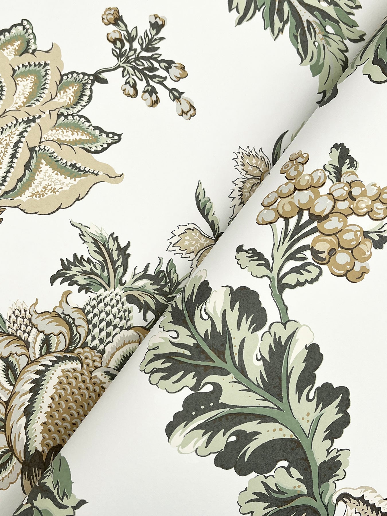 MX9626W Monroe Green Astoria Wallpaper by York Wallcoverings