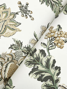 MX9626W Monroe Green Astoria Wallpaper by York Wallcoverings