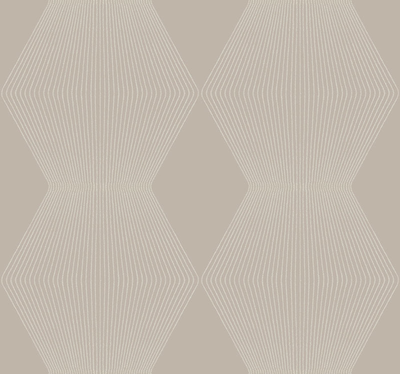 MX9632 Diamond Legacy Taupe Astoria Wallpaper by York Wallcoverings