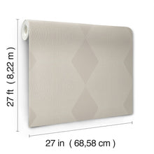 MX9632 Diamond Legacy Taupe Astoria Wallpaper by York Wallcoverings