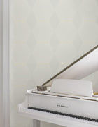 MX9633 Diamond Legacy Soft Grey Astoria Wallpaper by York Wallcoverings