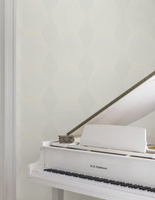 MX9633 Diamond Legacy Soft Grey Astoria Wallpaper by York Wallcoverings