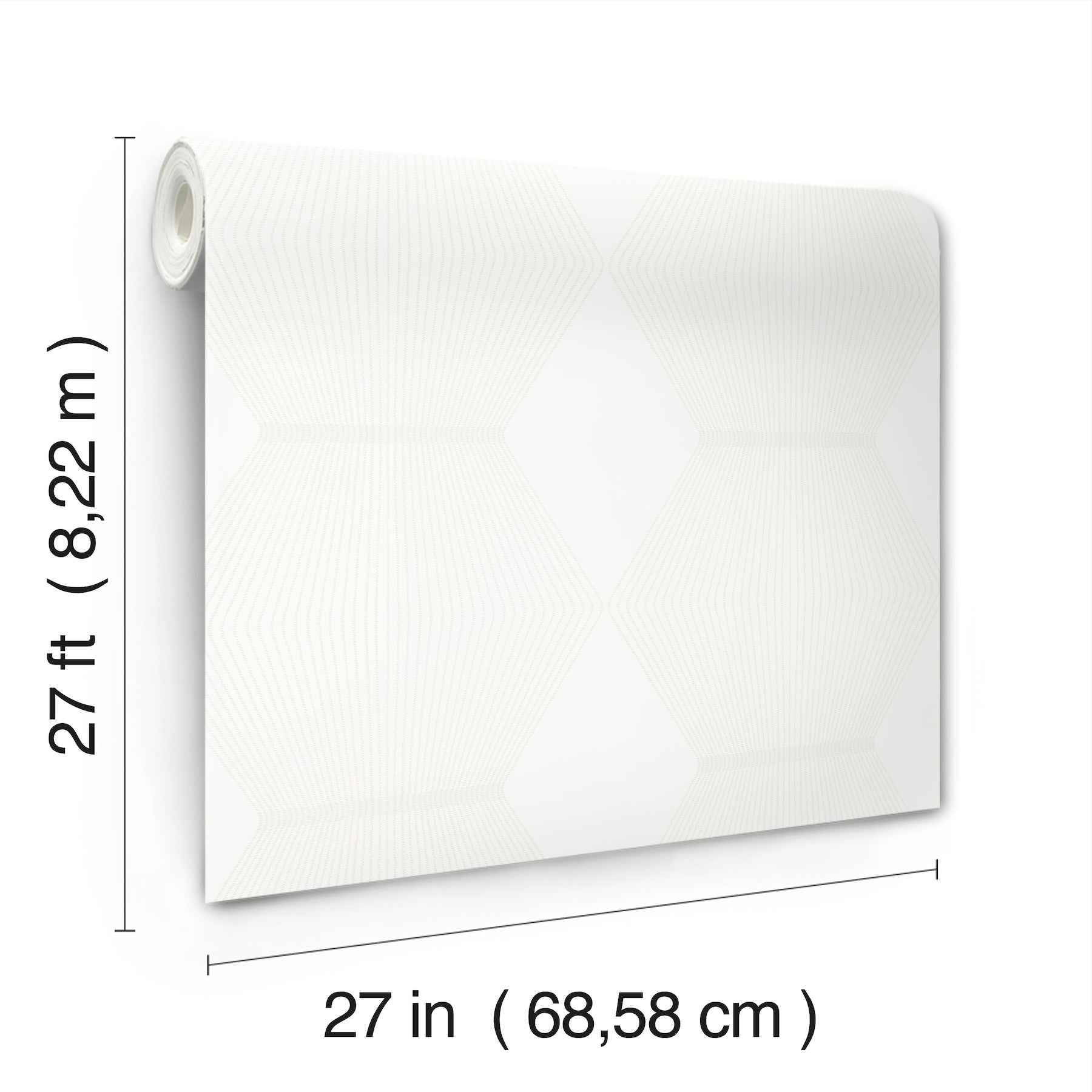 MX9634 Diamond Legacy White Astoria Wallpaper by York Wallcoverings