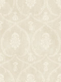 Royal Damask Beige Astoria Wallpaper by York Wallcoverings