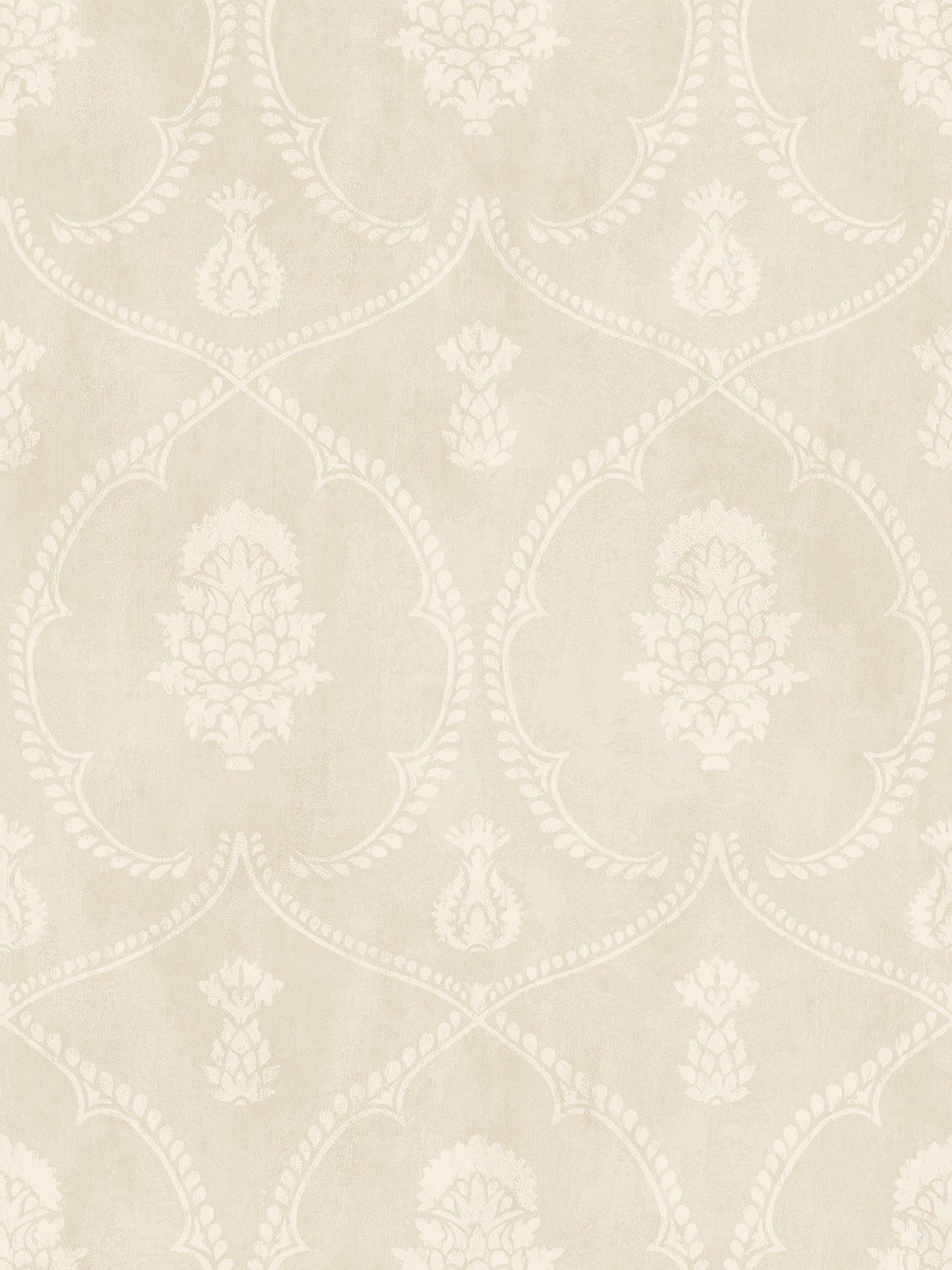 MX9641 Royal Damask Beige Astoria Wallpaper by York Wallcoverings