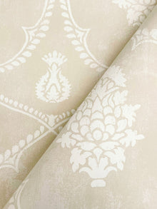 MX9641 Royal Damask Beige Astoria Wallpaper by York Wallcoverings