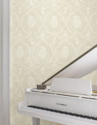 MX9641 Royal Damask Beige Astoria Wallpaper by York Wallcoverings