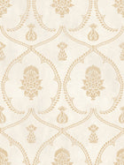MX9643 Royal Damask Soft Gold Astoria Wallpaper by York Wallcoverings