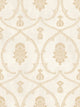 Royal Damask Soft Gold Astoria Wallpaper by York Wallcoverings
