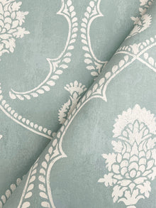 MX9645 Royal Damask Jade Astoria Wallpaper by York Wallcoverings