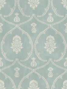 MX9645 Royal Damask Jade Astoria Wallpaper by York Wallcoverings
