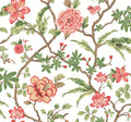 Courtyard Botanical Rose Astoria Wallpaper by York Wallcoverings